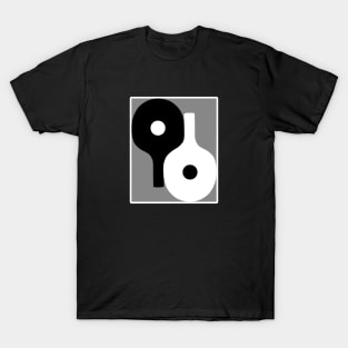 Table Tennis Ping Pong Yin Yang T-Shirt